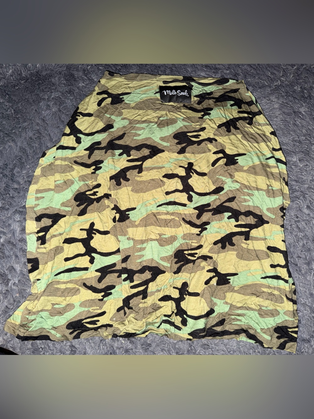 Milk Snob Camouflage Car seat / Nursing Cover - Green Camo
